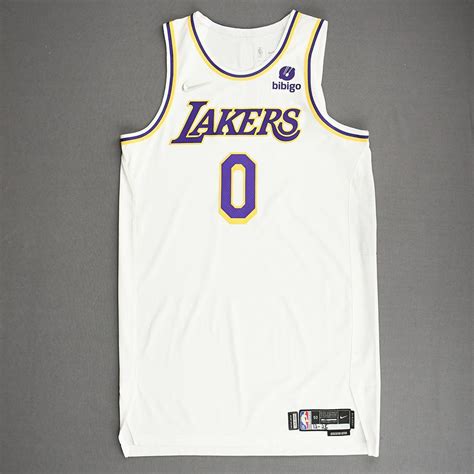 Russell Westbrook Los Angeles Lakers Game Worn Association Edition