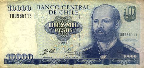10,000 Pesos - Chile - Numista