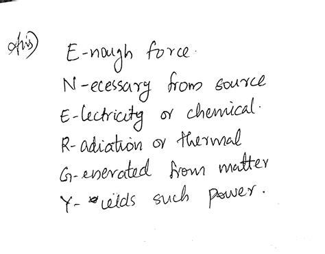 Solved Exapample Of Acrostic Poem About Energy Course Hero