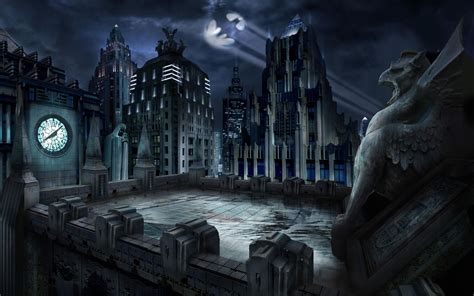 Gotham City Desktop Wallpapers Wallpaper Cave