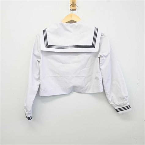 【中古】滋賀県 水口高等学校 女子制服 2点 セーラー服 Sf042121 中古制服通販パレイド