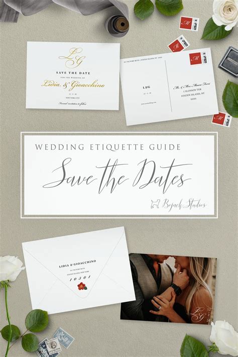 Save The Date Etiquette Guide By Bojack Studios Save The Date