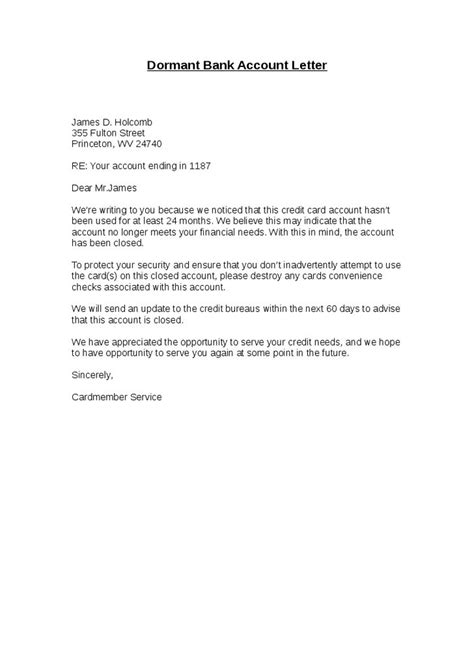 Confirm the amount, the date, the location of receipt (if necessary), and the status of the account. cancellation letter bank account cancel subscription ...