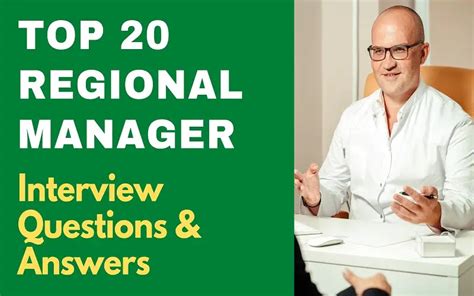 Top 25 Regional Manager Interview Questions And Answers 2024