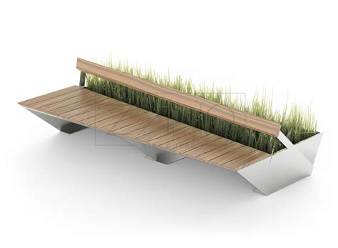 Penrose Bench - modern, modular | ZANO Street Furniture
