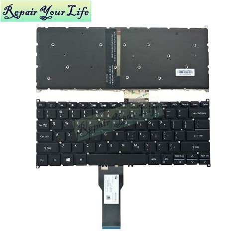 Repair You Life Laptop Keyboard For Acer Spin 5 Sp513 52n Us Layout