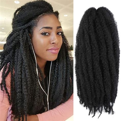 Wodun 18inch Marley Twist Hair Marley Hair For Twist Marley Twist Braid Hair Afro