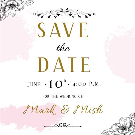 Copy Of Save The Date Postermywall