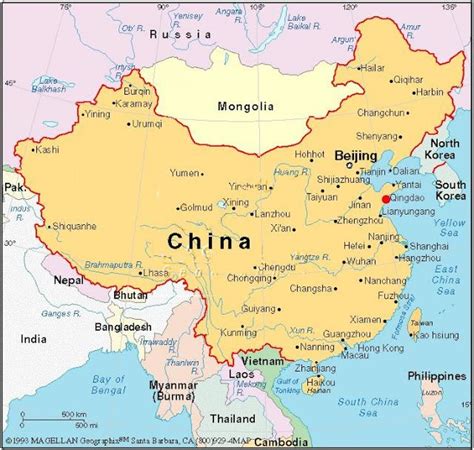 Capital Of China Map Map Of Capital Of China China