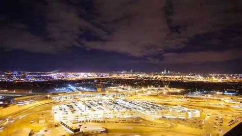 Time Lapse Newark New Jersey Airport Day And Night From