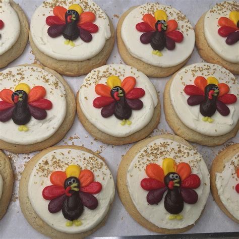 Turkey Soft Sugar Cookies Hayley Cakes And CookiesHayley Cakes And