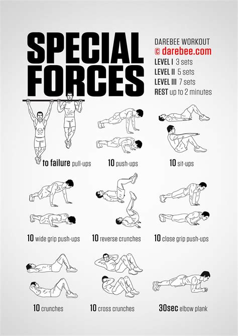 Special Forces Darebee Workout Fitness Workouts Gym Workout Tips