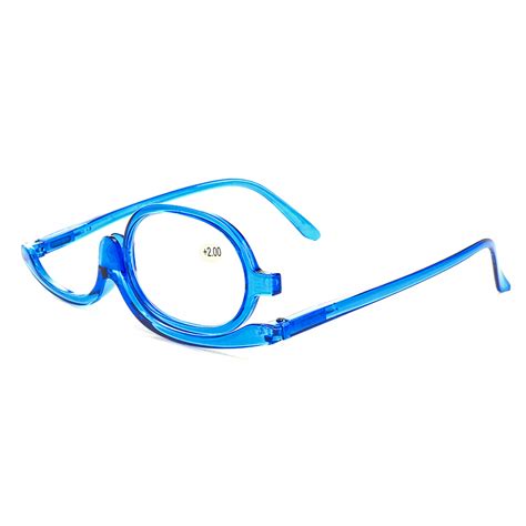 The Bobby Store Unisex Rotatable Magnify Eye Makeup Cosmetic Glasses Reading Glasses Flip Up