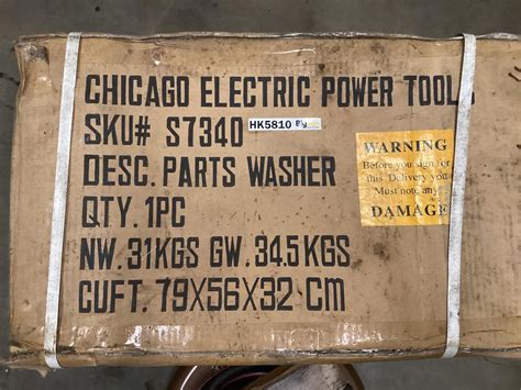 Chicago Electric Parts Washer And 55 Gallon Drum Pump Bigiron Auctions
