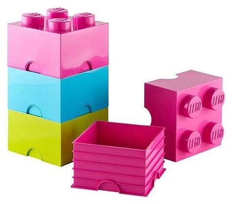 Giant Lego Storage Blocks Brights Medium Block Bundle Lego Storage
