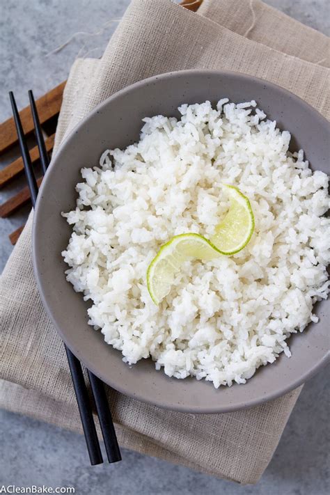 Easy Coconut Rice Gluten Free And Sugar Free A Clean Bake