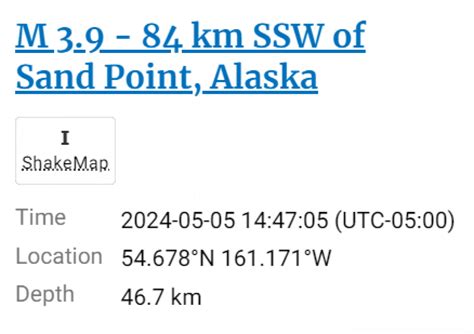 Temblor en Estados Unidos HOY 5 de mayo EN VIVO dónde y fue el