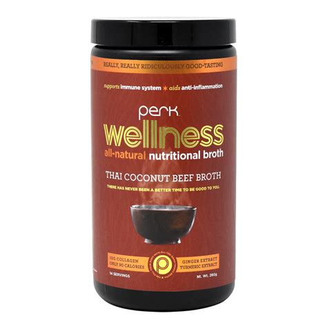 Wellness All Natural Nutritional Broth Thai Coconut Beef 14 Servings