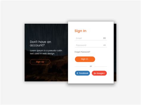 Login Popup By Karan Sindwani On Dribbble