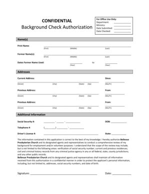 To get a work permit. 20 Printable background check authorization form doc Templates - Fillable Samples in PDF, Word ...