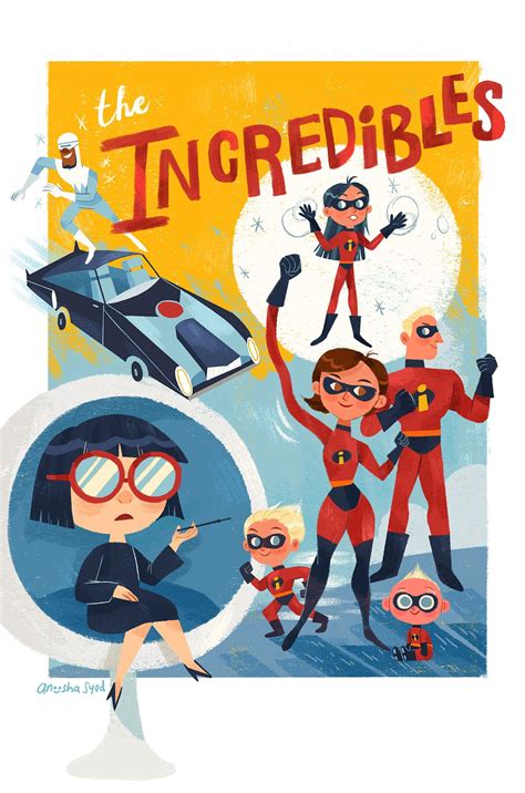 The Incredibles On Behance The Incredibles Disney Art Book