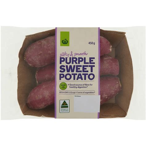 Woolworths Sweet Potato Purple Prepack 450g Woolworths