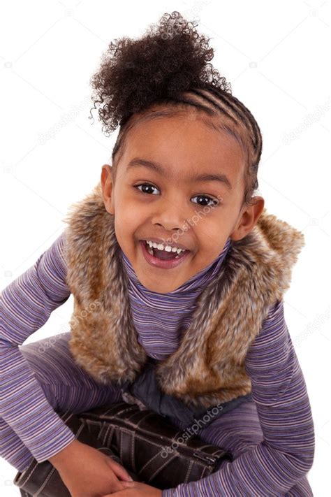 Cute Black Girl Smiling — Stock Photo © Sam741002 5146048