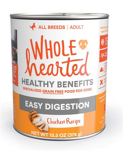I bought my cats the chicken and tuna puree treats and enjoyed feeding my cats straight from the tube. WholeHearted Easy Digestion Chicken Recipe Wet Dog Food ...
