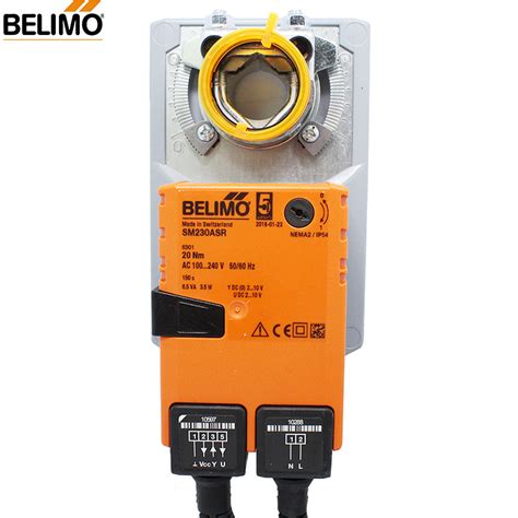 Belimo Sm230asr Modulating Damper Actuator For Adjusting Air Dampers In