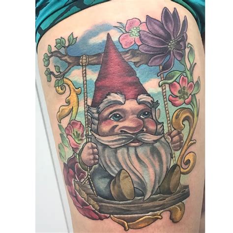 A typical creature in the game world has an alignment, which broadly describes its moral and personal attitudes. Floral Gnome Tattoo | Animal tattoo, Sister tattoos, Sleeve tattoos