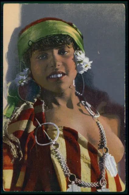 lehnert and landrock north africa arab nude woman original 1910s photo postcard d 65 00 picclick