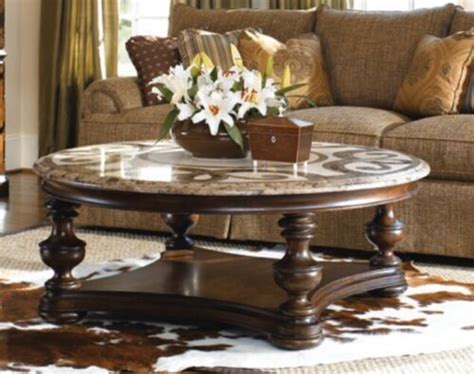 Thomasville Furniture Hills Of Tuscany Trebbiano Marble Top Round