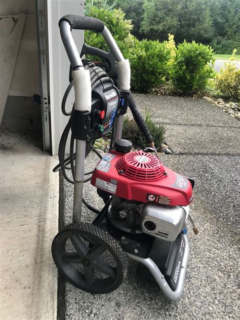 You may either apply with an long wand and soft bristle brush or with a pressure washer. Honda pressure washer with soap dispenser and 4 different ...