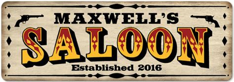 This product is absolutely beautiful and we couldn't be happier. Personalized Saloon Metal Sign - Large