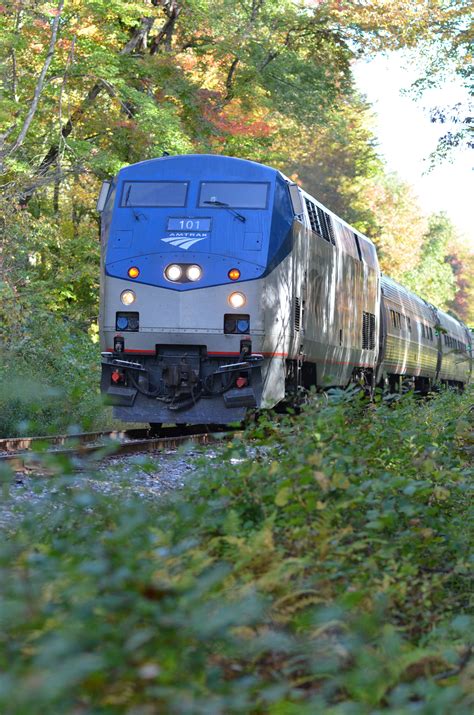 The Vermonter Amtrak Train Stops In Northampton With Service Between