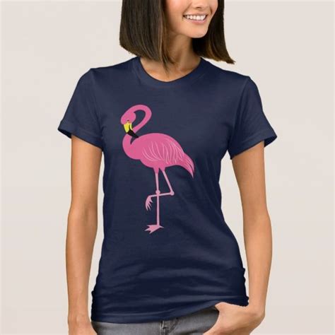 Hot Pink Flamingo T Shirt Pink Bird Summer Tshirts Pink Flamingos