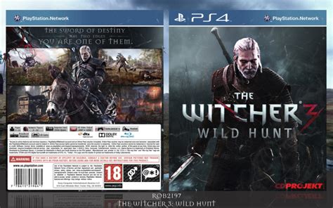 The Witcher 3 Wild Hunt Playstation 4 Box Art Cover By Rob2197