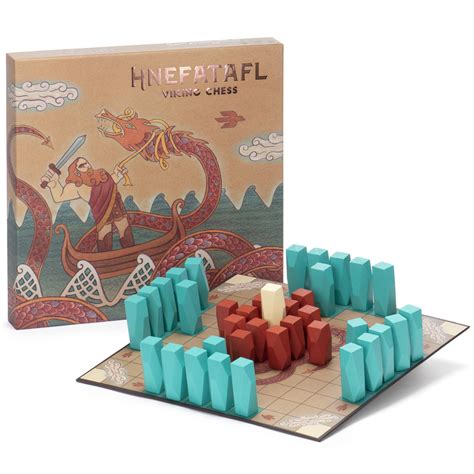 Buy Hneafl Viking Chess Set Authentic Traditional Two Player