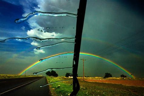 Bursting Out Of The Gust Front Into Sun And A Rainbow