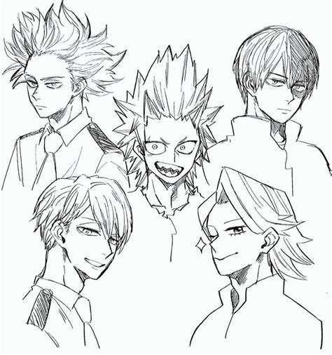 Boku No Hero Academia Hitoshi Shinsou Monoma Neito Kirishima