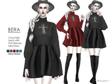 Bera Goth Witch Dress By Helsoseira At Tsr Sims 4 Updates