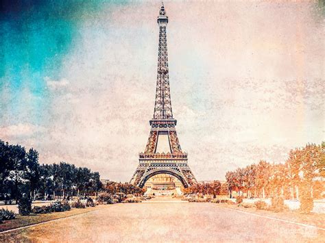 Eiffel Tower Vintage By Joseph S Giacalone Turningart