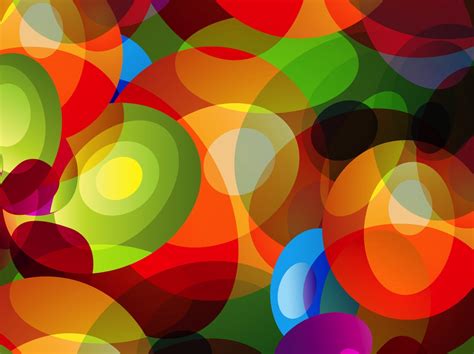 Colorful Circles Background Vector Art And Graphics