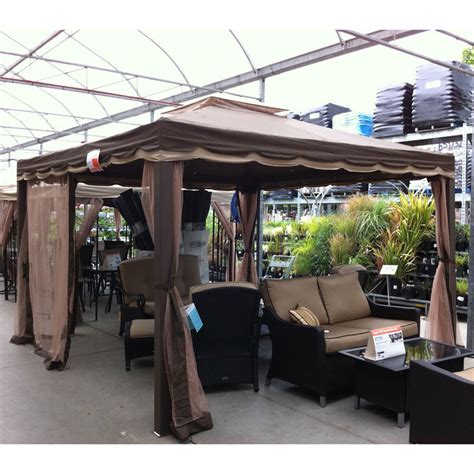You already have the luxury of a refreshing pool that you can use at home at your leisure. Home Depot Yada 12 x 12 gazebo E2720 Garden Winds CANADA