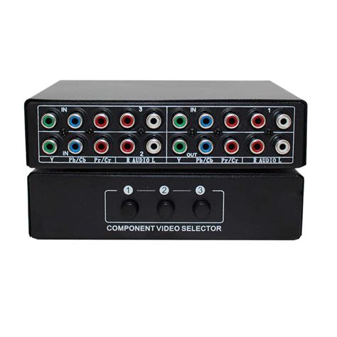 Buy Component Av Video Switch Box 3 In 1 Out Bolaazul 3 Port 5 Rca