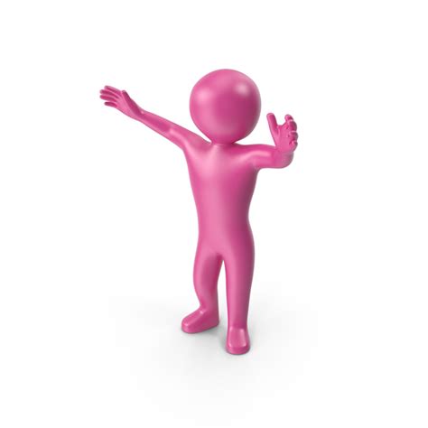 Pink Stickman Greeting Png Images And Psds For Download Pixelsquid