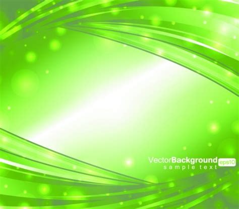 Free Bright Green Waves Background Vector Titanui