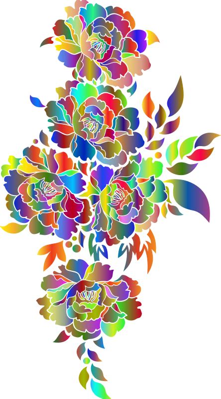 Flowers By Karen Arnold Polyprismatic Openclipart