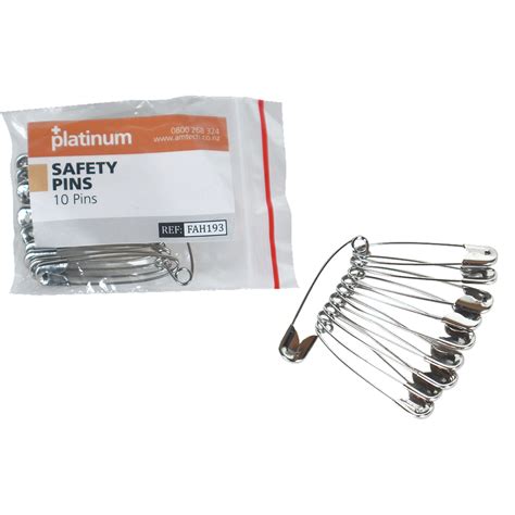 Safety Pins Pack Of 10 Guardtech