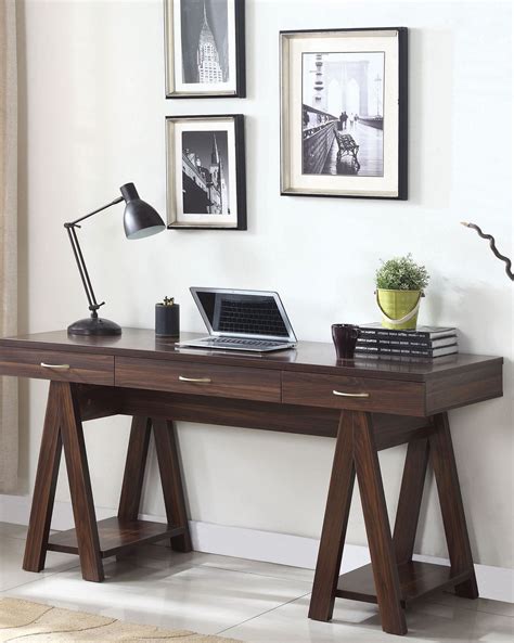 Dark Walnut Writing Desk 800910 Coaster Furniture